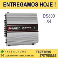 Modulo Taramps Ds800 4 Canais 800w Bridge 4ohms