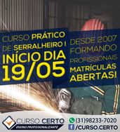 Curso de Serralheiro em Bh