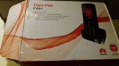 Telefone Fixo sem Fio Preto Chip