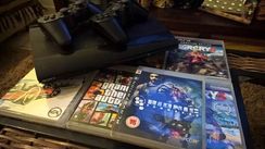 Fotos Similares: Playstation 3 250gb Super Slim com 2 Controles, Todos Os Cabos e + 7 Jogos 