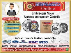 Kit para Embreagens Volvo, Ford, Iveco