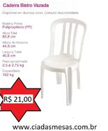 Conjunto de Mesas e Cadeiras de Plastico Cadeiras Plastica