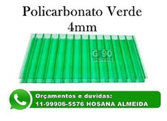 Chapa de Policarbonato Verde