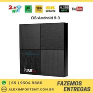 T95 Mini Hd Caixa TV Box Inteligente 6k 2gb + 16gb Android 9.0 Wifi Me