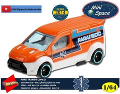 Hot Wheels Ford Transit Connect Ambulância 1/64