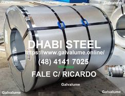 Bobina Galvalume 0,40mm X 1200mm com Dhabi Steel