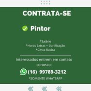 Vaga para Pintor Disponível