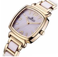 Lindo Relógio Luxuoso Feminino Dourado Torbollo 100% Novo e Original C