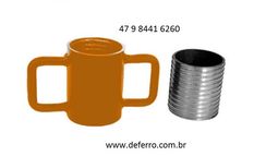 Caneca Rosca Luva Porca Kit de Rosca P Escora Metalica em Guara