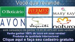 Vendas de Cosméticos, Perfumaria, Hidratantes, óleos e Mais