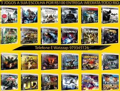 3 Jogos Originais de Playstation 3 PS3 a Sua Escolha por 100 Entrega I