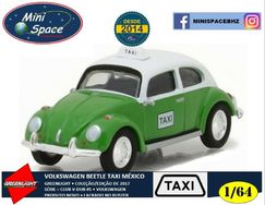 Greenlight Volkswagen Beetle/fusca Taxi Cor Verde 1/64