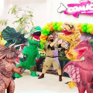 Turma Dinossauros Cover Personagens Vivos Festa