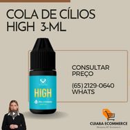 Cola de Cílios High 3ml Cola Pra Extensão de Cílio Cola Bem