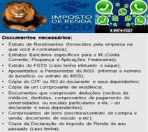 Declaração de Irrf