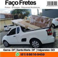 Frete Santa Maria DF - Frete Gama DF - Frete Valparaíso GO Whatsapp: (