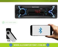 Fotos Similares: Rádio Automotivo Multilaser 4x25w Rms Usb/sd/aux/bluetooth Toca CD 