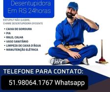 Encanador RS Desentupidor 24 Horas Olaria Canoas