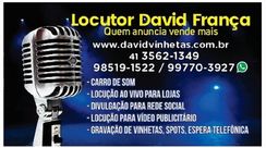 Gravação Locutor de Estúdio Vinhetas