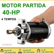 Motor de Partida do Yamaha 40hp -x Iamarra 40 Hp 2 Tempos