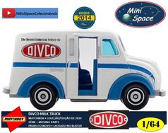 Matchbox Divco Milk Truck Cor Branco 1/64