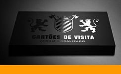 Cartao de Visita Verniz Localizado 1000 Unidades