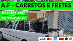 Fretes e Carretos em Barao Geraldo/betel/paulinia