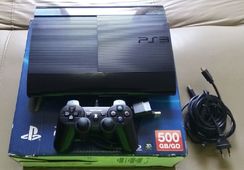 Playstation 3 Super Slim de 500gb Todo Funcionando Entrega Imediata T