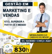 Marketing e Vendas - Inicio Imediato