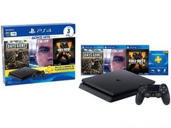 Playstation 4 1tb 1 Controle Sony com 3 Jogos - 3 Meses Ps Plus