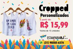 Cropped Personalizado para o Carnaval