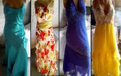 Lote com 35 Vestidos de Festa