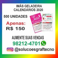 Imas de Geladeira com Calendario