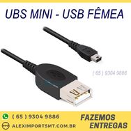 Transforma Conexão Mini Usb do Seu Dispositivo Conexão Usb Fêmea