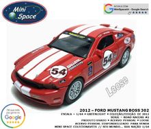 Greenlight 2012 Ford Mustang Boss 302 Vermelho 1/64 - Loose