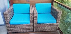 Conjunto Jardim Sofa + 2 Poltronas Novo