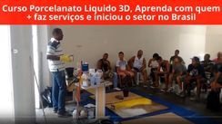 Curso Porcelanato Líquido 3d com Estágio em Obra Rio de Janeiro RJ