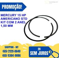 Anel do Mercury 15 Hp Americano Std Kit com 2 Anel 1,50mm