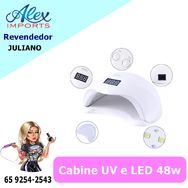 Cabine 48w Led/uv com Sensor Digital