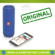 Caixa de Som - Jbl Flip4 Azul - Original -lacrado