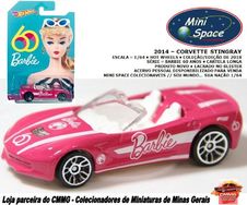 Hot Wheels 2014 Corvette Stingray (barbie – 60 Anos)1/64