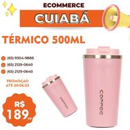 Copinho Térmico para Beber Leite Gelado Mantem Gelo