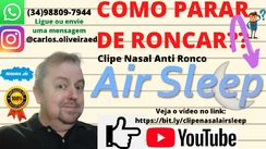 Clipe Nasal Anti Ronco Air Sleep