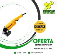 Esmerilhadeira Angular de 7 Pol. 2200w Dwe491 Dewalt