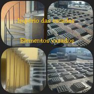 Escadas Pré Moldado em Concreto e Elementos Vazados