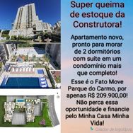 Apartamento Novo em Queima de Estoque com Suíte no Pq. do Carmo!