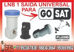 Lnb 1 Saida Universal Banda Ku 4k Hd Lnbf para Gosat