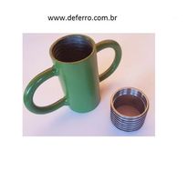 Caneca Rosca Luva Kit de Rosca P Escora Metalica em Piuma