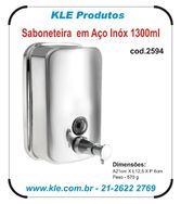 Saboneteira 1300ml em Aço Inóx