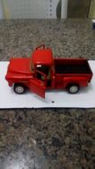 Miniatura Chevy Stepside 1955 Vermelho Scala 1/24